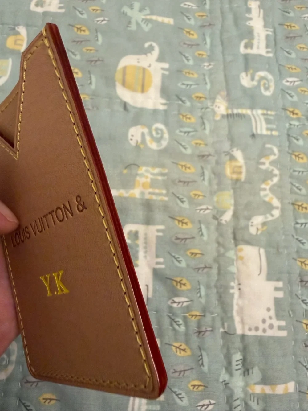 Louis Vuitton vachetta card